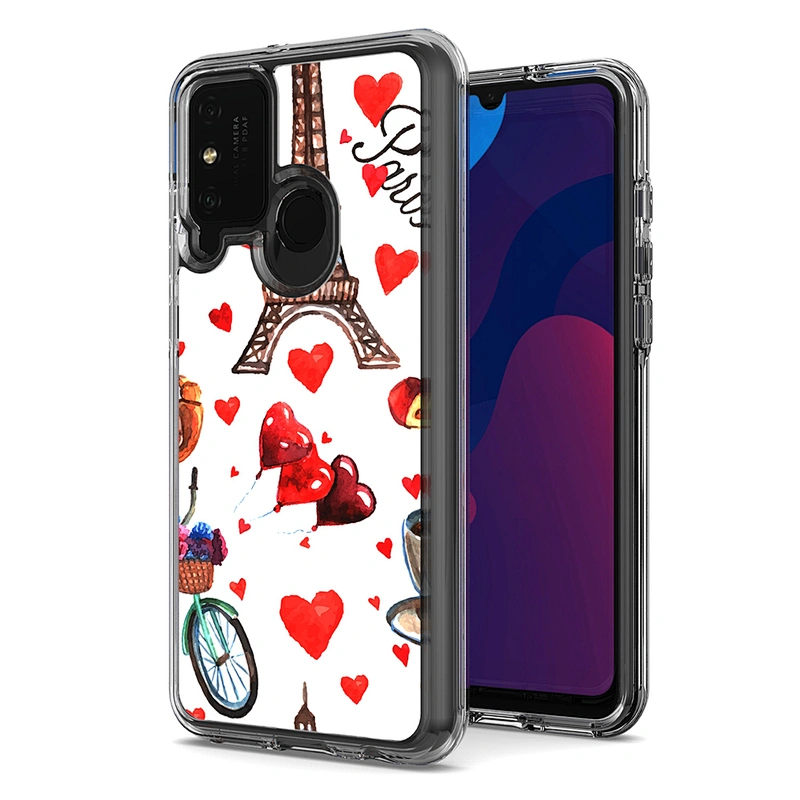 Soft TPU Hard PC Phone Cover De Celular with IMD Printed Stickers for Huawei Y5P Y6P Y8S Y7P