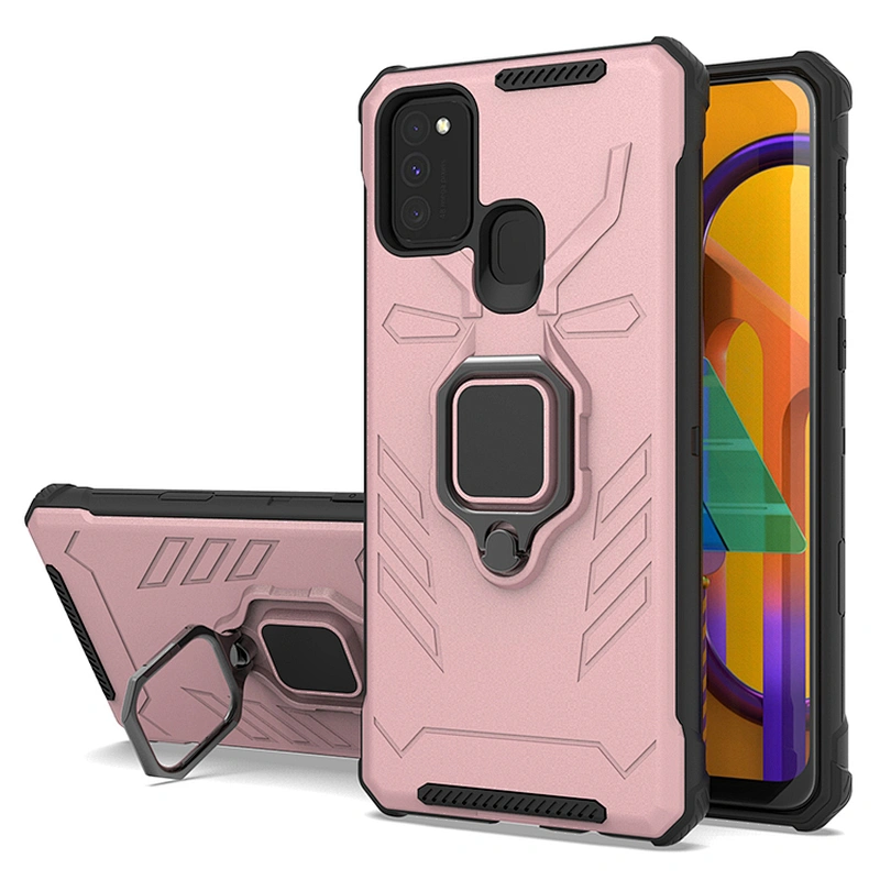 shockproof android magnetic ring bracket phone case for Samsung M31 M30S M51