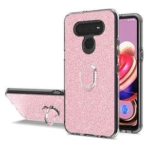 Glitter Bling Flash Paper Ring Holder Cell Case Phone Cover For Huawei P40 Lite Y6P Y7P Y5P 2020