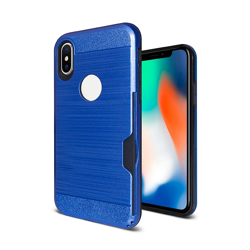 Best selling slim shockproof mobile phone case with card slot for iPhone X XS Max XR
