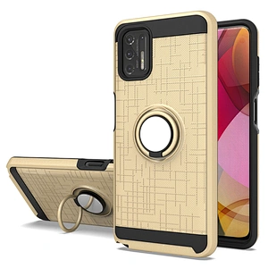 Classic 360 Degree Phone Case Back Cover With Ring Stand For Motorola G Stylus 2021 Power Play E7