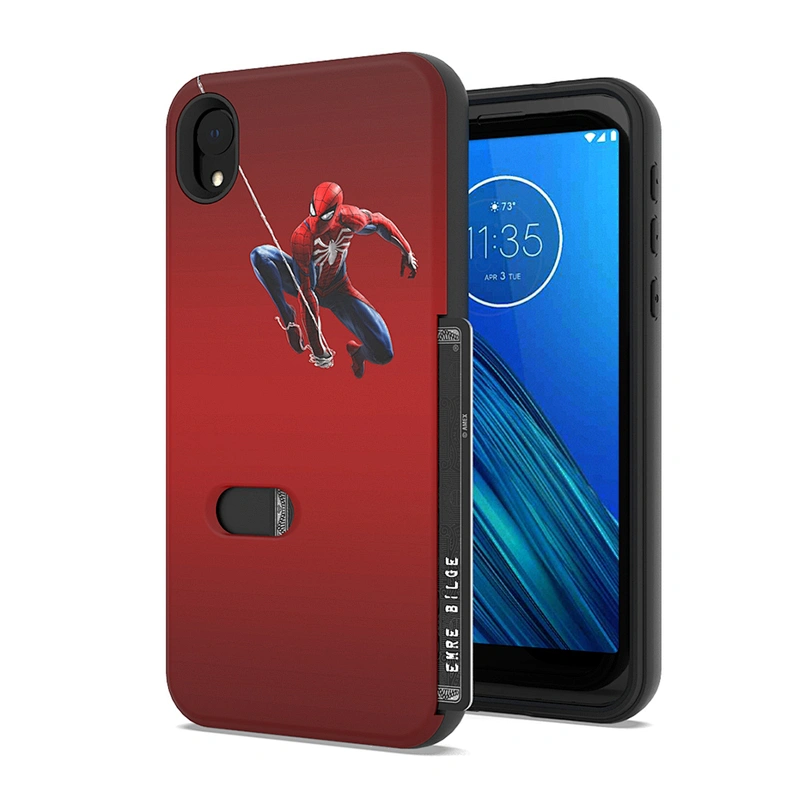 Custom card slot cover cell phone case for Moto X5 G6 Play G7 Power Supra E4 Plus E5 Play Plus E6