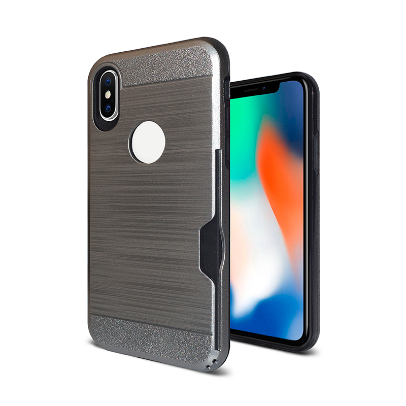 Wholesales Brush Metal TPU PC Cell Phone Case For IPhone X/Xs 11 Pro Max