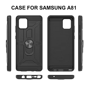 Back Covers 360 Ring Holder Kickstand Cell Phone Case For Samsung A71 A81 A91 S20 Ultra Plus