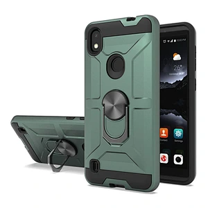 Custom logo protection Rotation 360 degree clear ring phone case For ZTE A970 A530 Z812 Z958 X4