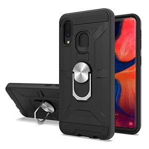 Guangzhou manufacturer 360 ring holder mobile phone covers For SAMSUNG A20 E A01 A40 S9 A11
