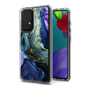 OEM Luxury custom Electroplating rose gold marble phone case for Samsung A52 A72 A12 A02S