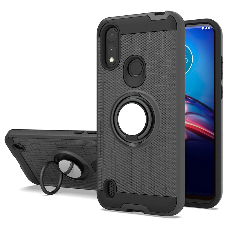 For Moto new models 360 ring mobile phones cases for Motorola E6 Play Plus E7 E6S