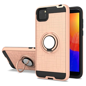 New arrival hard pc soft tpu ring holder cell phone case accessory for Y5P Y6P Y7P 2020