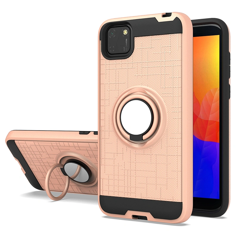 New arrival hard pc soft tpu ring holder cell phone case accessory for Y5P Y6P Y7P 2020