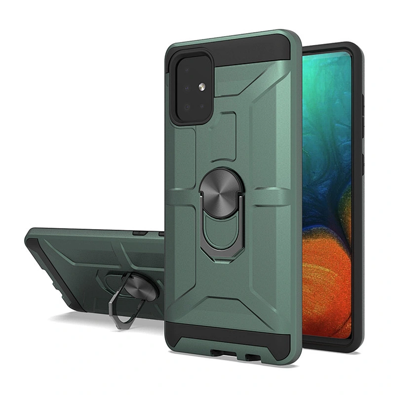2020 new arrival phone case Carbon Fiber Slim phone case with kickstand for Samsung A71