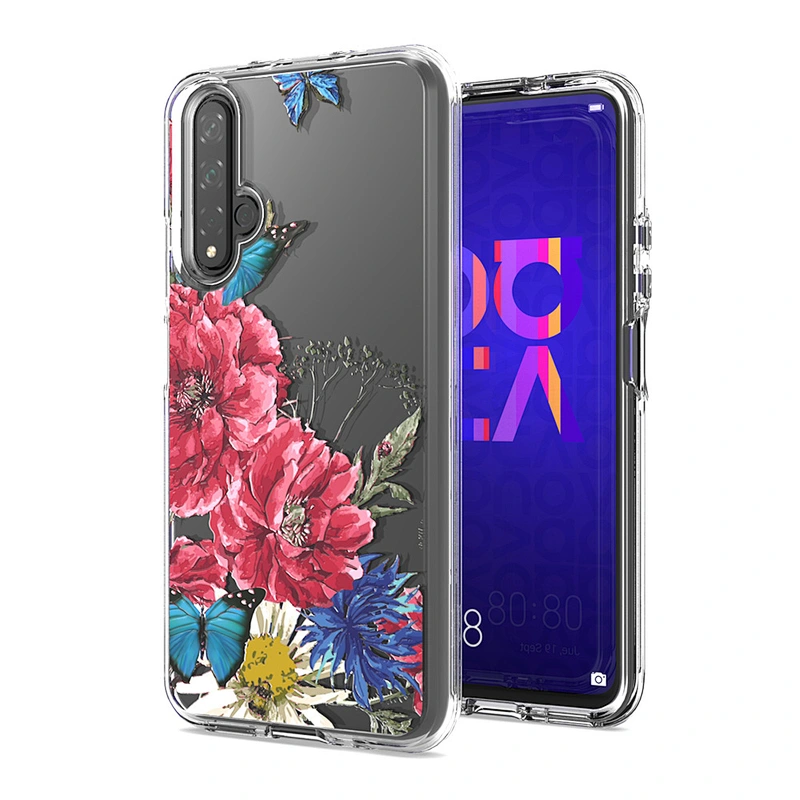 Transparent girls phone cover tpu clear case for Huawei Nova 5T P Smart Z Nova 7I