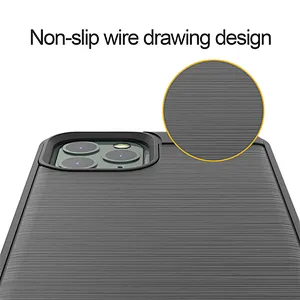 Amazon Brush Metal Mobile Back Cell Phone Case Cover For Samsung A80 A60 A40 Note 10 Plus 5G +5G