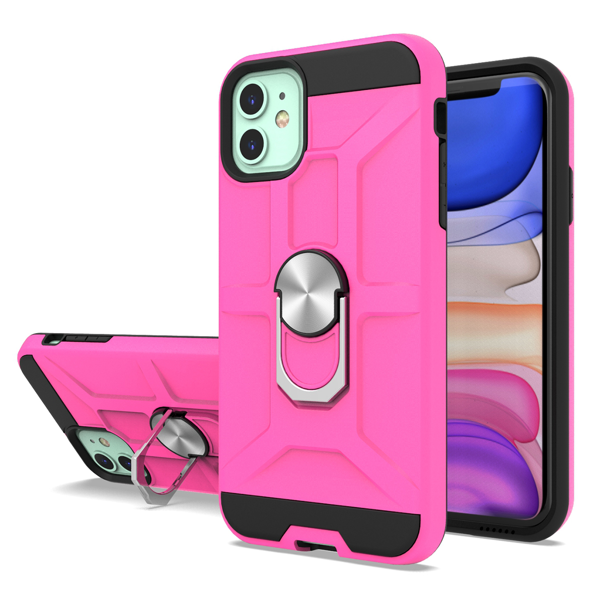 High Quality Kickstand Heat Dissipation Phone Case With Ring Holder For IPhone Xs 11 Pro Max