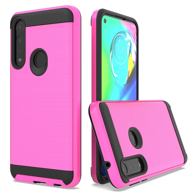 Non-slip wire drawing custom printing soft tpu phone case for motorola moto g power 2020