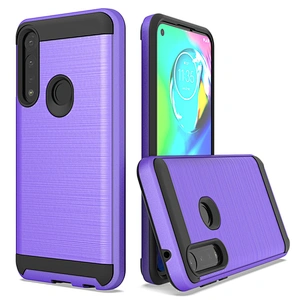 Anti-scratching Brushed Metal Phone Cover For Motorola G8 Power lite E6S one fusion plus G9 PLUS