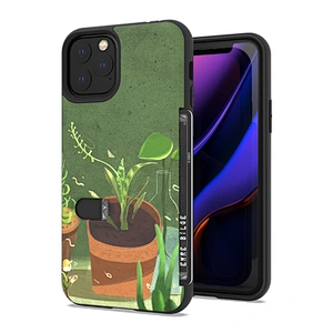 Multifunctional put in your credit card slot custom mobile phone back cover for iPhone 11 Pro Max