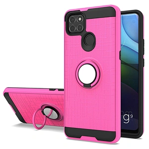 2021 New TPU PC Combo Case Cell Phone Cover With Kickstand Ring For Motorola E7 Plus G9 Power