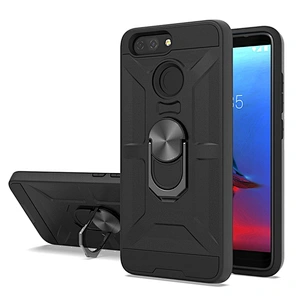 New arrivals for ZTE mobile phone accessories shockproof back housing cases with ring holder for ZTE V9