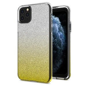 Universal Stylish Luxurious Clear Glitter Cell Phone Case for Samsung A01 A11 A21 A51 A71