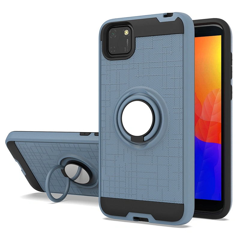 New arrival hard pc soft tpu ring holder cell phone case accessory for Y5P Y6P Y7P 2020