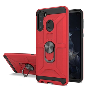 Shockproof kickstand Custom logo with ring holder phone case For Samsung A11 A21 A71 A21S