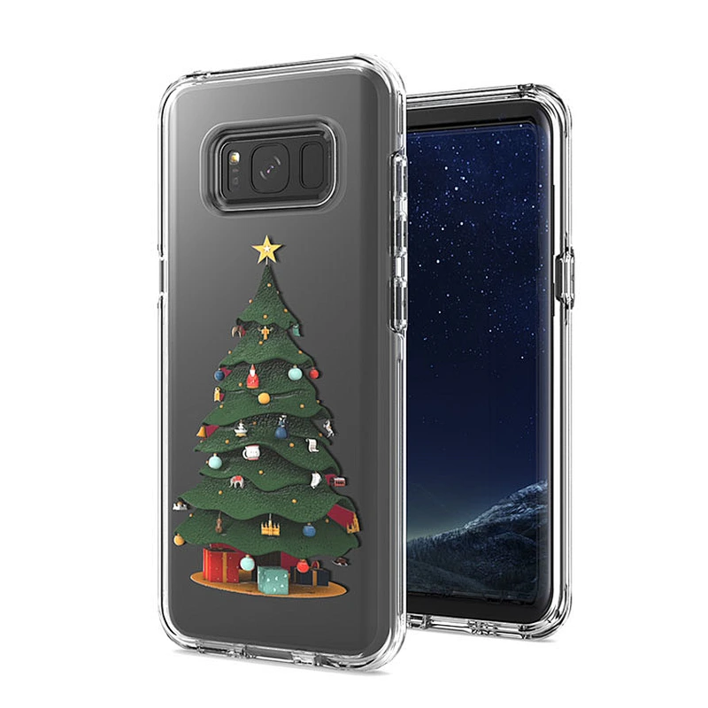 Best quality transparent cell phone cover tpu shockproof oem printing phone case for Samsung S8