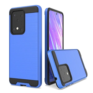 Brushed Mobile cover cell phone metal back case for SAMSUNG S20 Ultra A11 A01 A21