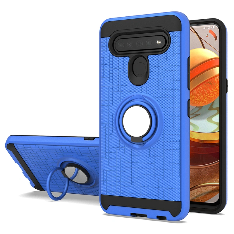 Shockproof cell phone cases with 360 rotating finger ring for Samsung Galaxy A71