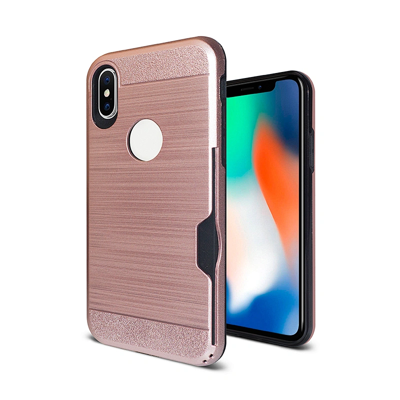 Best selling slim shockproof mobile phone case with card slot for iPhone X XS Max XR