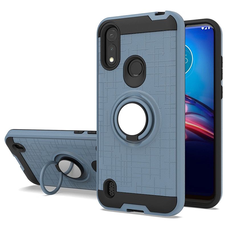 For Moto new models 360 ring mobile phones cases for Motorola E6 Play Plus E7 E6S