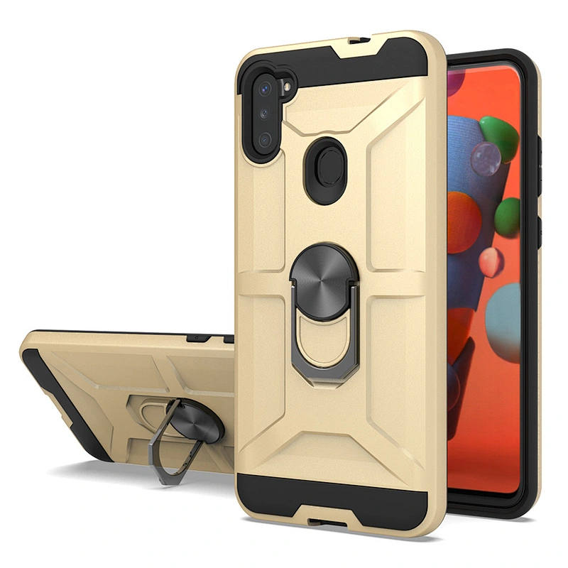 Metal ring holder kickstand mobile phone covers for Samsung A20 A30 A50 A30S A50S A01 A11