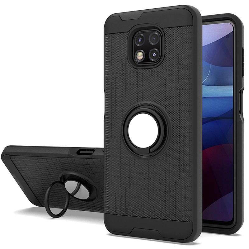 New 360 Rotation Covers Ring Holder Mobile Cell Phone Case For Motorola G Power 2021 Stylus Play