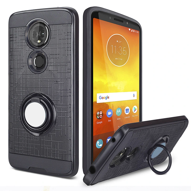 wholesale best selling ring cases kickstand case for Motorola MOTO E6 E6 PLAY E6 Plus phone case