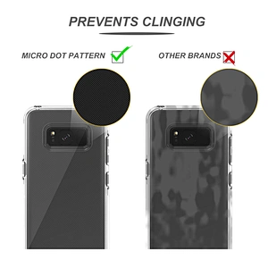 Transparent phone accessories for Samsung High Clear cell phone case with OEM Printed for Samsung S8