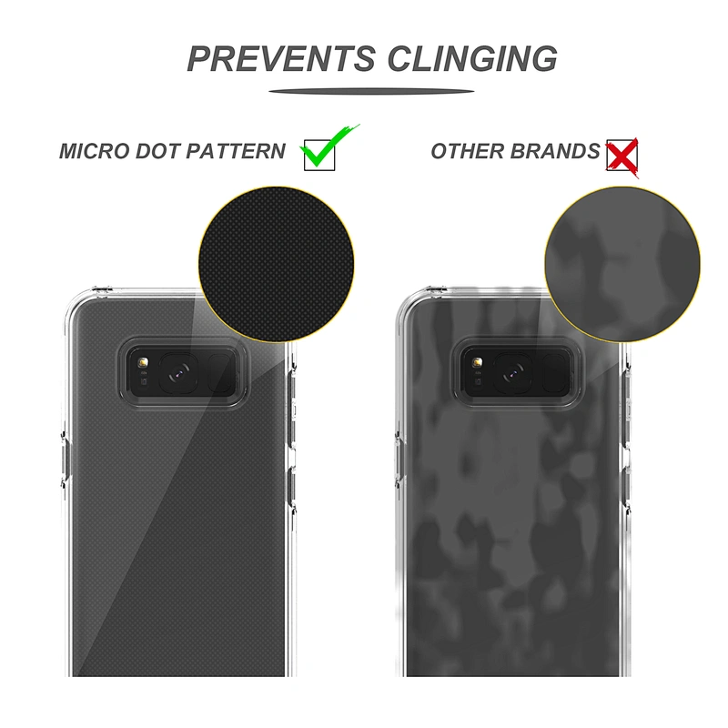 Transparent phone accessories for Samsung High Clear cell phone case with OEM Printed for Samsung S8