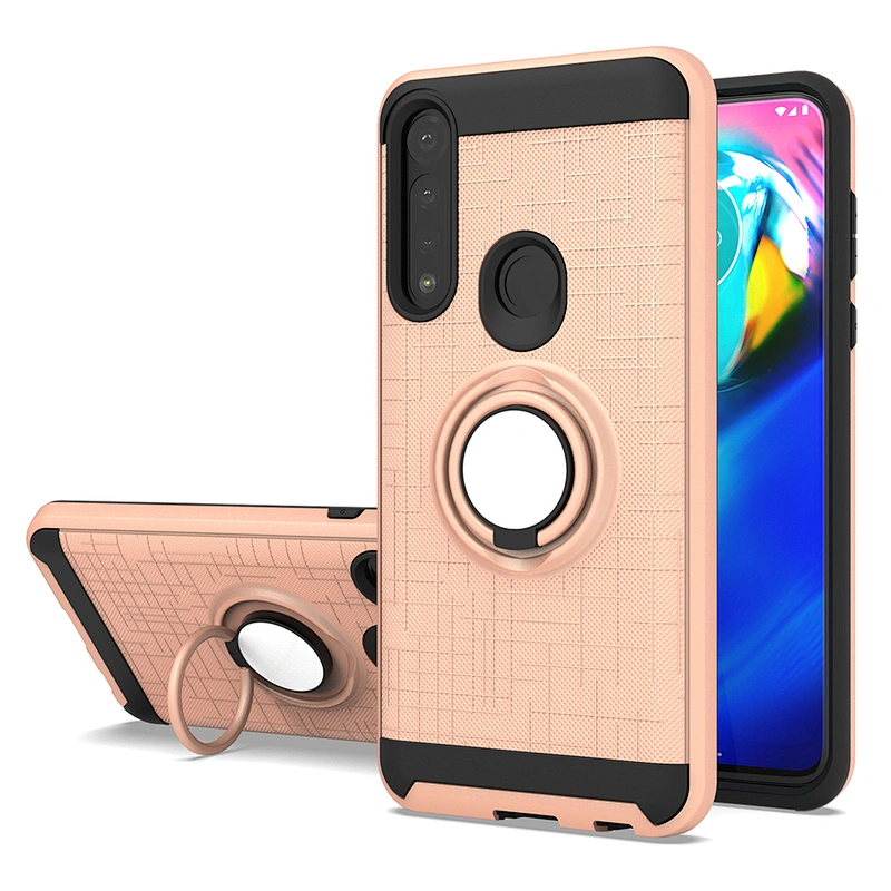 360 degrees ring kickstand phone case cover mobile bag for Motorola Moto G Power 2020