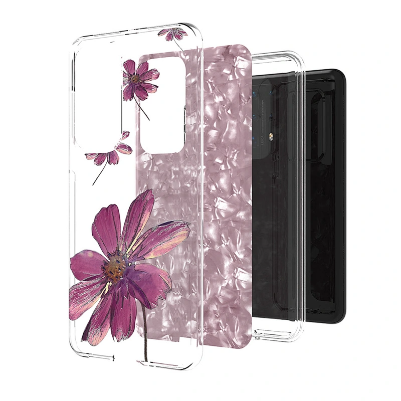 3 in 1 transparent phone case glitter paper hard back cover para for SAMSUNG A51 A10S A20S A11