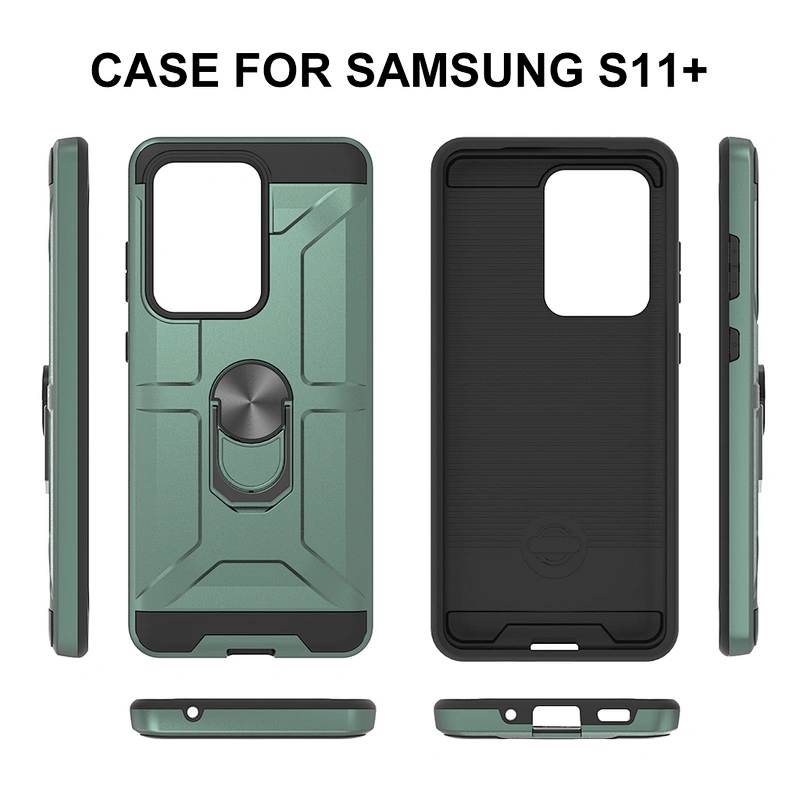 2020 New models tpu pc phone accessories ring kickstand mobile covers cases for Samsung S20 Ultra FE