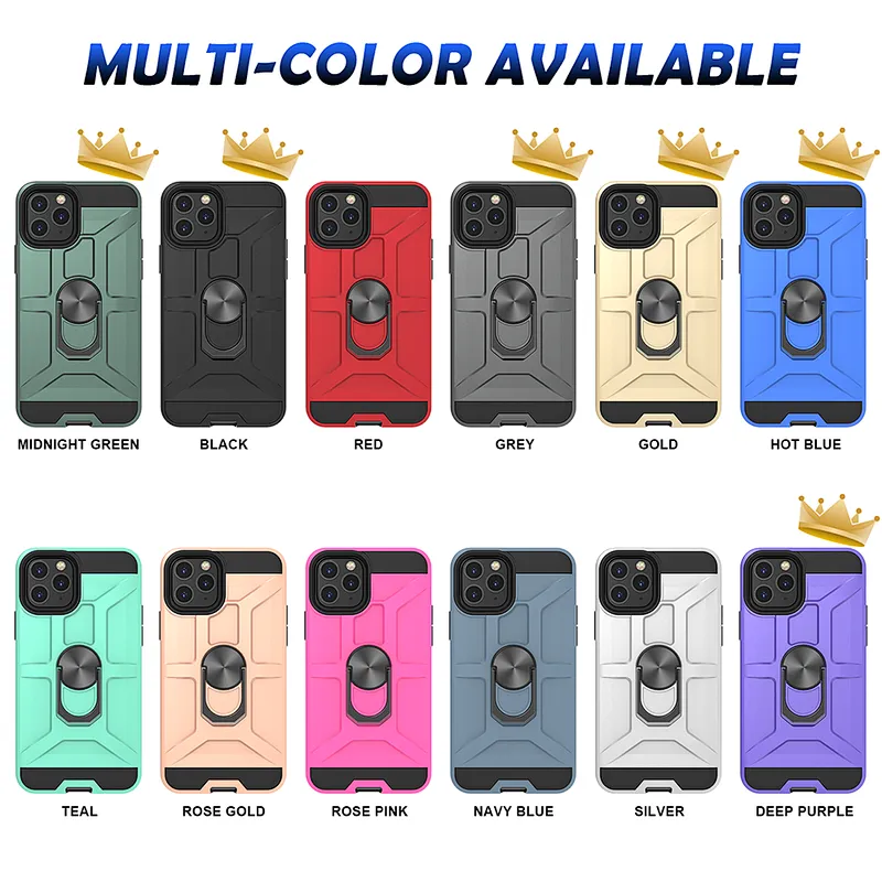 360 Ring Holder Mobile Phone Back Covers phone case For Samsung A10 A30 A50 A20 A11 A21