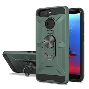 New arrivals for ZTE mobile phone accessories shockproof back housing cases with ring holder for ZTE V9