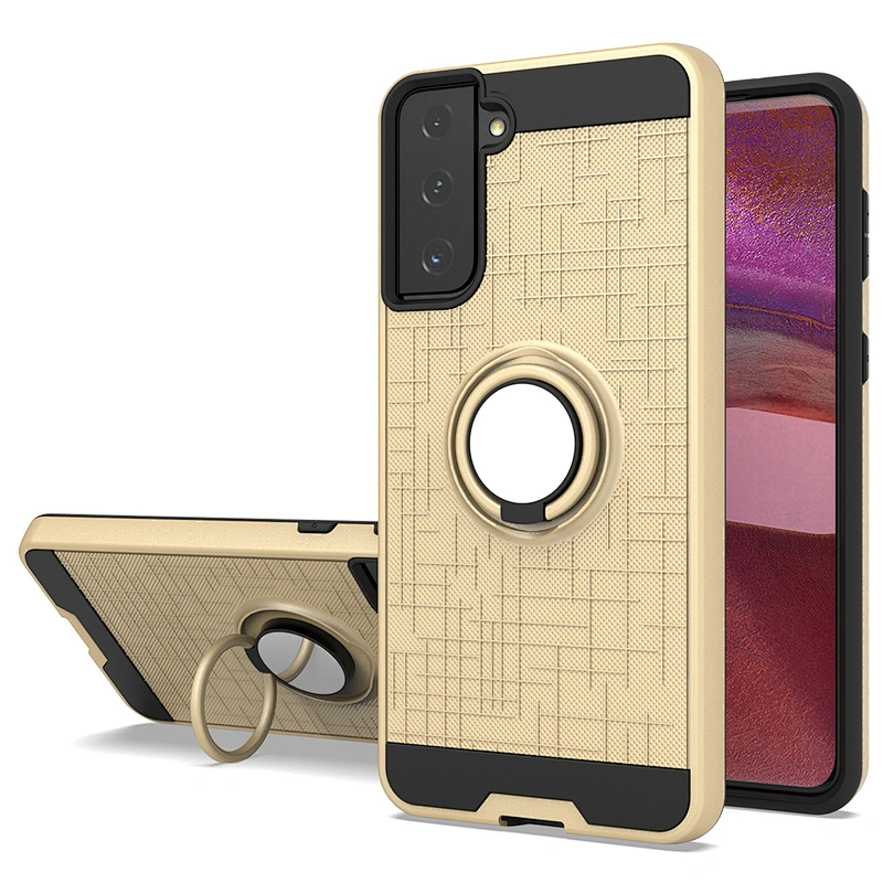 Protective shockproof phone cases cover with fashion ring for Samsung S20 FE S30 Plus Ultra