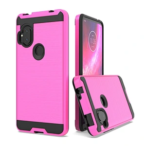 protectores para telefonos wholesale brushed metal case celulares for Motorola One Hyper E6 PLAY G8 PLUS G8  power