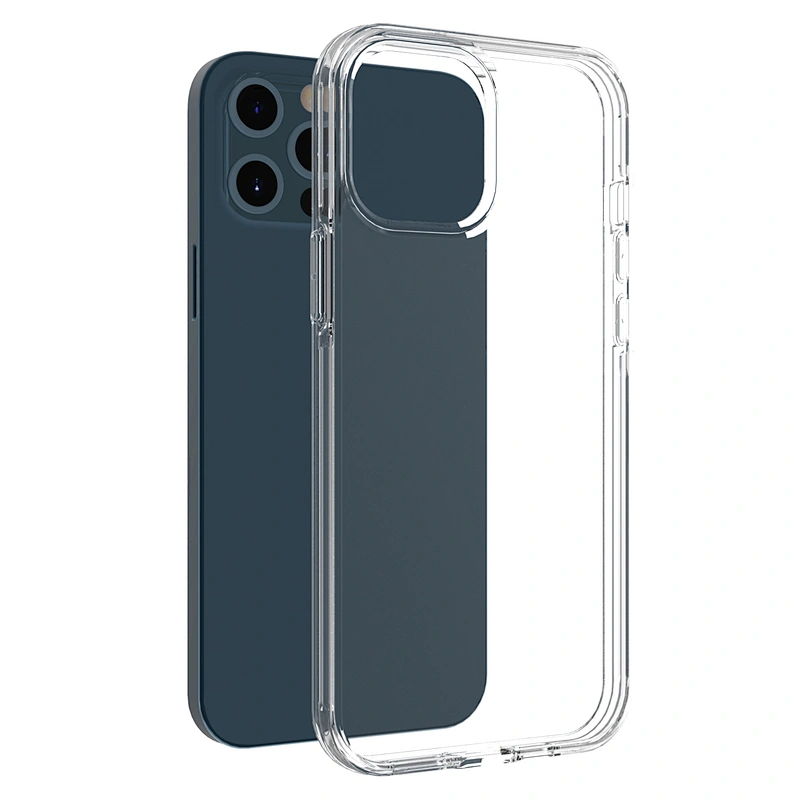 Ready To Ship Transparent TPU PC Mobile Cell Phone Case Cover For iPhone XS Max 11 Pro Max 12 Mini