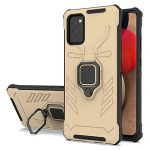 Popular custom logo ring kickstand cell phones cases back covers for Samsung A01 Core A02S