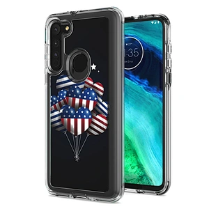 Top selling mable printed phone case with customized images for Motorola Moto G8