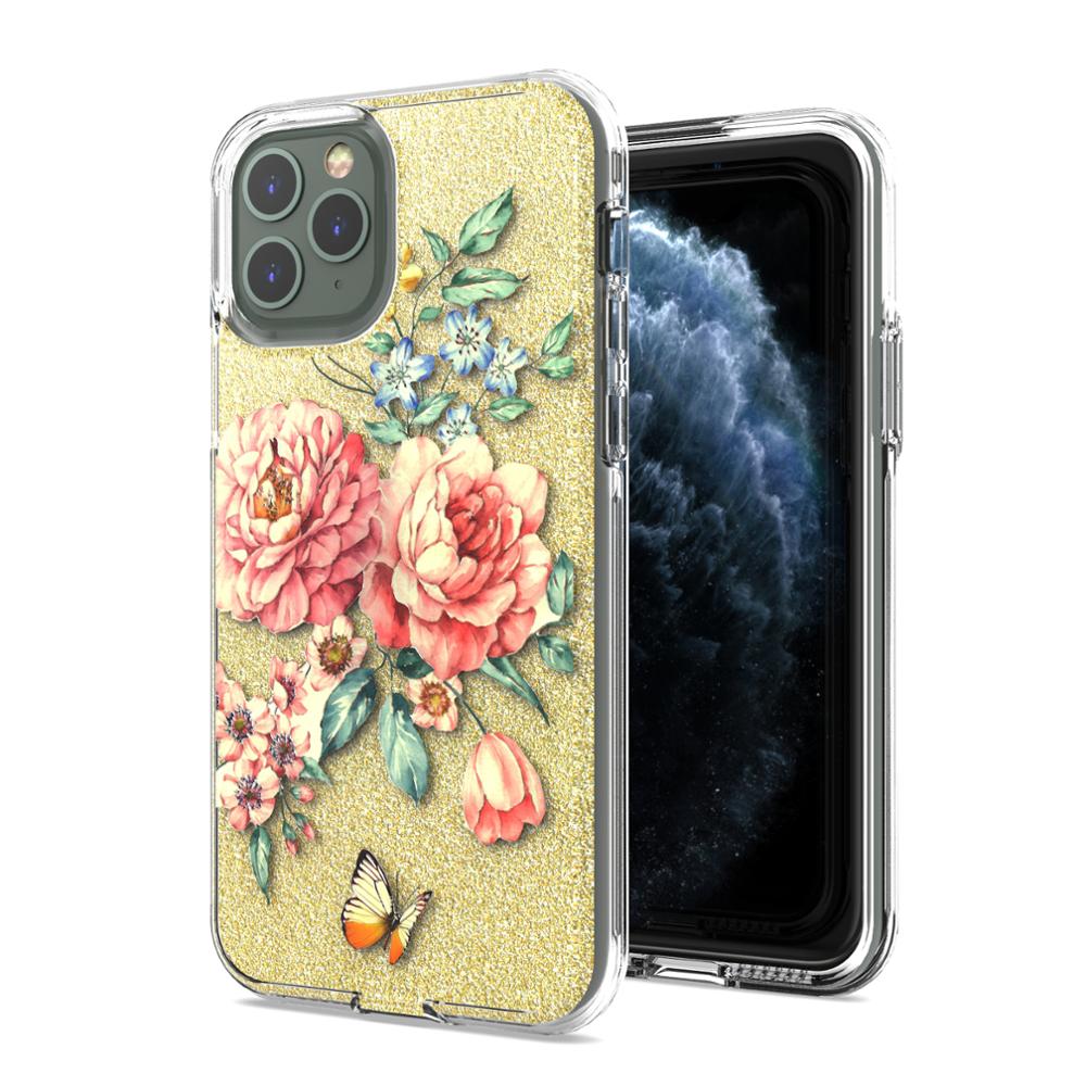 High clear mobile cover custom gradient PC TPU phone case for iphone 11 pro max XS XI XS Max 6 7 8G