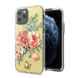 High clear mobile cover custom gradient PC TPU phone case for iphone 11 pro max XS XI XS Max 6 7 8G