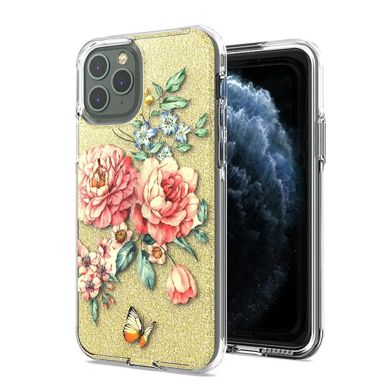 High clear mobile cover custom gradient PC TPU phone case for iphone 11 pro max XS XI XS Max 6 7 8G