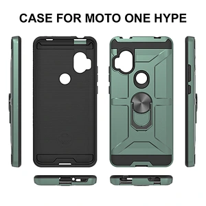 Latest Model 360 Ring Holder Back Covers Mobile Phone Case For Motorola E6 Play G8 Plus Power G Stylus One Hyper